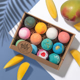 LifeAround2Angels Bath Bombs Gift Set 12 USA made Fizzies, Shea & Coco Butter Dry Skin Moisturize, Perfect for Bubble Spa Bath. Handmade Birthday Mothers day Gifts idea For Her/Him, wife, girlfriend