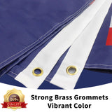 Trump 2024 Flag 3x5 FT Outdoor Made in USA Double Sided 3 Ply, Large Donald Trump Flags 2024 Take America Back Flag, Heavy Duty Trump Garden Banner UV Protection Fade Resistant