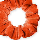 Velvet Scrunchies Jumbo Size Plush Big Ponytail Holders Thick Braided Locked Hair Big Made in the USA Green Pine