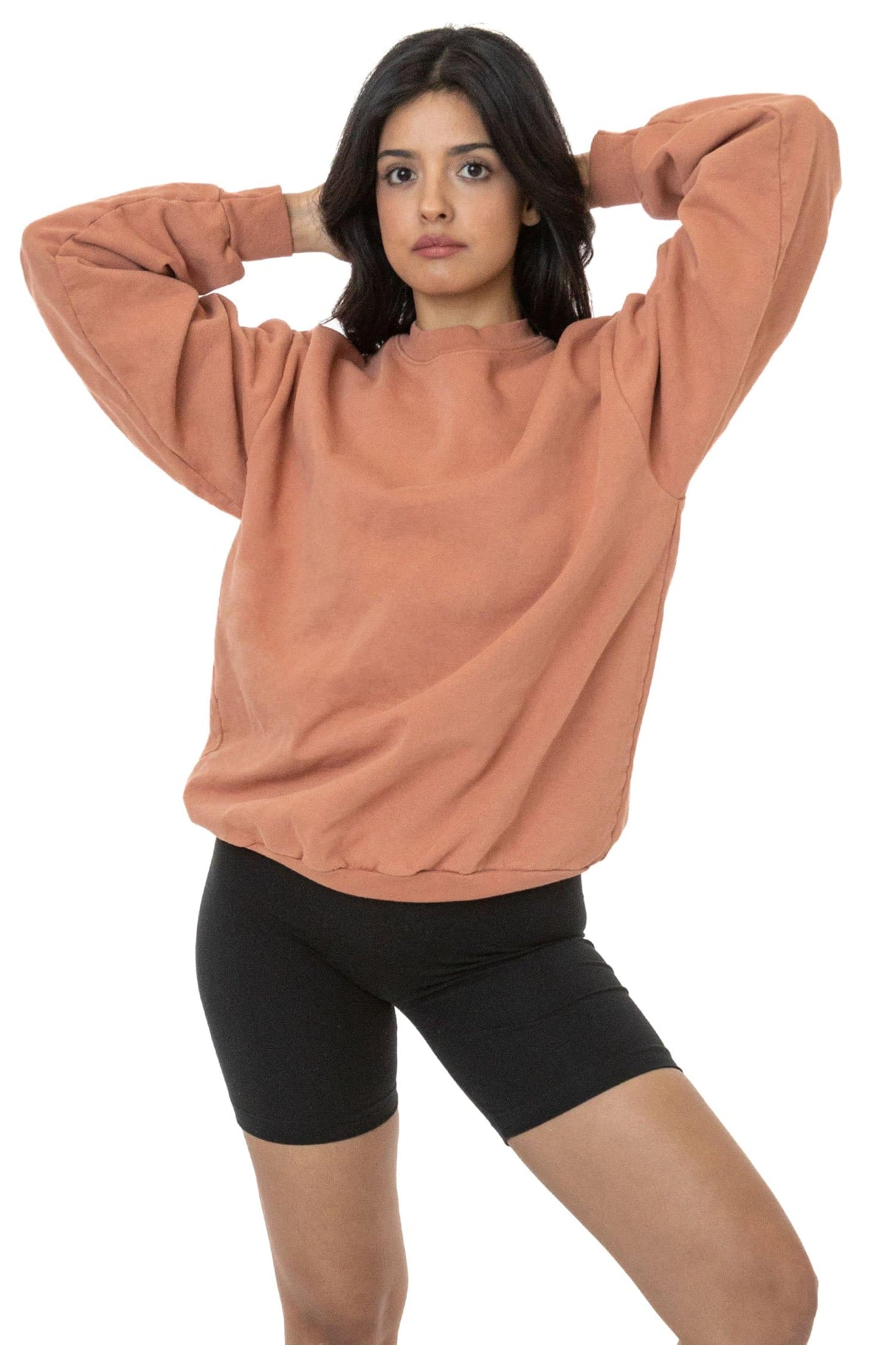 Los Angeles Apparel Heavy Fleece Crewneck Sweater (Garment Dye 2)