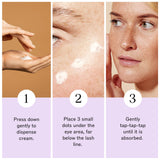 LilyAna Naturals Eye Cream for Dark Circles and Puffiness, Under Eye Cream for Wrinkles and Bags, Anti Aging Eye Cream helps Improve Dryness; for Sensitive Skin - 1.7 oz - Made in USA