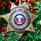 Allied Products Navy Heroes Series Holiday Ornament - Officially Licensed Navy Medallion