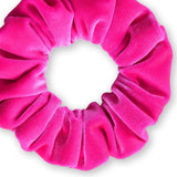 Velvet Scrunchies Premium Plush Soft Ponytail Holder Made in the USA Black