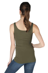 NIKIBIKI Women Seamless Basic Jersey Tank Top, Made in U.S.A, One Size