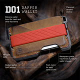 Dango Slim Minimalist Wallet for Men - RFID Blocking - Leather