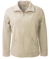 Akwa Women's Long Sleeve Full Zip Lightweight Jacket Made in USA