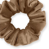 Velvet Scrunchies Premium Plush Soft Ponytail Holder Made in the USA Black