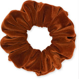 Velvet Scrunchies Premium Plush Soft Ponytail Holder Made in the USA Black