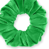 Velvet Scrunchies Premium Plush Soft Ponytail Holder Made in the USA Black