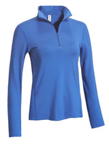 Expert Brand USA-Made Women's 1/4 Zip Athletic Pullover Training Top Jacket for Sports Hiking Workout Gym