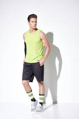 Expert Brand USA-Made Men's Oxymesh Dry Fit Sleeveless Athletic Shirt