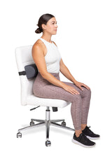 OPTP The Original McKenzie D-Section Lumbar Roll – USA-Made Low Back Lumbar Support Pillow for Office, Back Pillow for Car and Travel. The Preferred Lumbar Pillow of Physical Therapists.