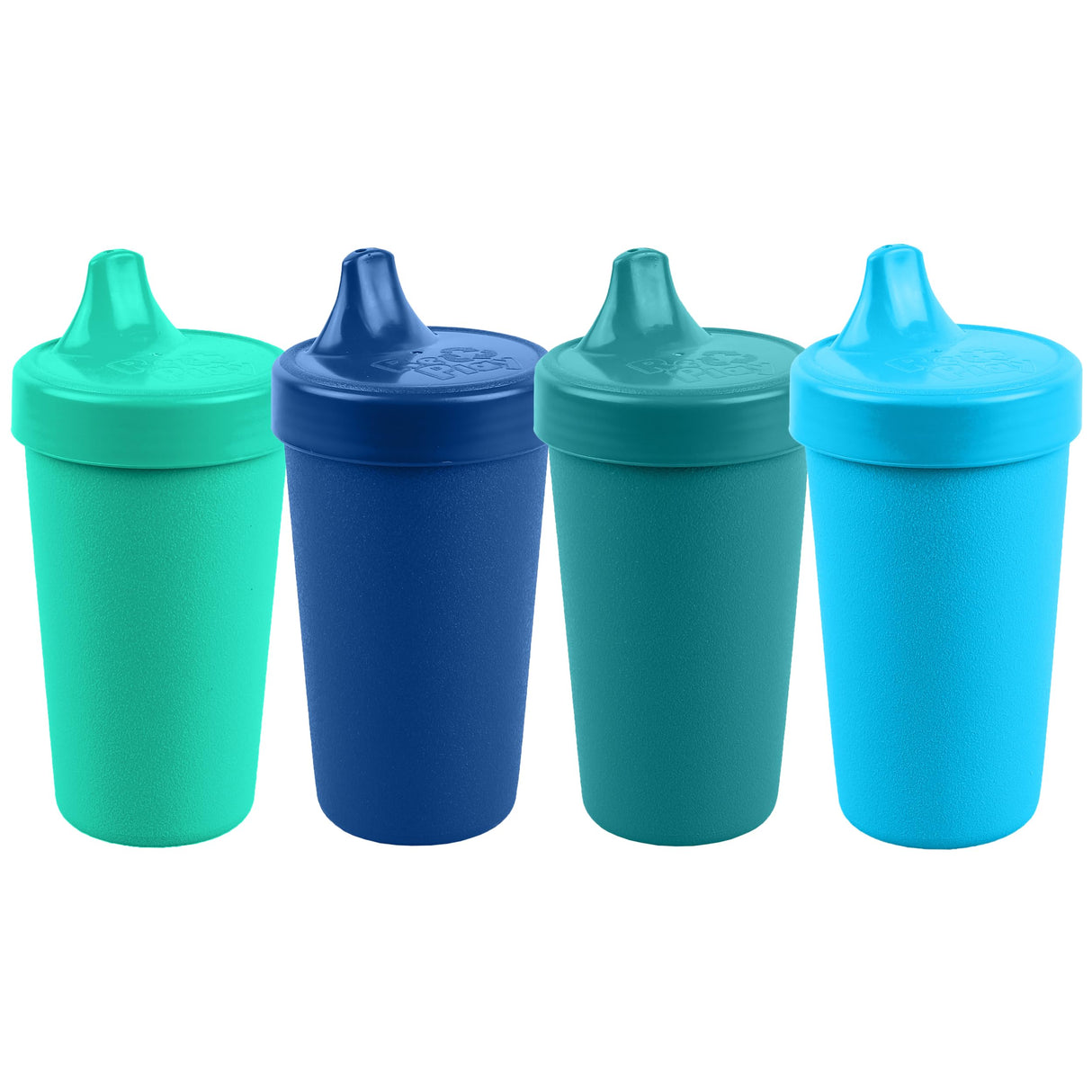 Re-Play Made in USA 10 Oz. Sippy Cups for Toddlers, Pack of 4 - Reusable Spill Proof Cups for Kids, Dishwasher/Microwave Safe - Hard Spout Sippy Cups for Toddlers 3.13" x 6.25", Desert Roses