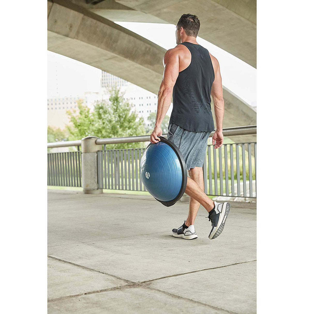 BOSU Sport Balance Trainer, Travel Size Allows for Easy Transportation and Storage, 50cm,