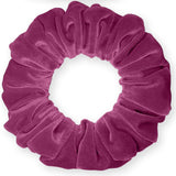 Velvet Scrunchies Jumbo Size Plush Big Ponytail Holders Thick Braided Locked Hair Big Made in the USA Green Pine