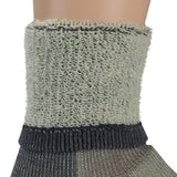 Merino Wool Crew Hiking Sock - Moisture Wicking Sock - Cushioned Sock