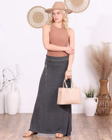 Popana Womens Long Maxi Skirt - Made in USA Long Skirts for Women Trendy - Casual Convertible Sundress Plus Size Maxi Skirt