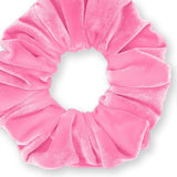 Velvet Scrunchies Premium Plush Soft Ponytail Holder Made in the USA Black