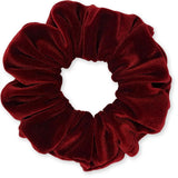 Velvet Scrunchies Premium Plush Soft Ponytail Holder Made in the USA Black