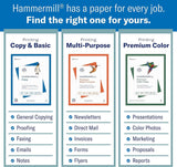 Hammermill Printer Paper, 20 Lb Copy Paper, 8.5 x 11 - 3 Ream (1,500 Sheets) - 92 Bright, Made in the USA, 500 Count (pack of 3)