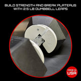 Micro Gainz Dumbbell Fractional 1.25lb Weight Plate, Ideal for Micro Loading, (Choose Color) 2 Piece Fractional Weight Plates, Designed for Dumbbell Training, Made In USA