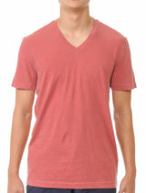 YURO-K Men's Short Sleeve V-Neck T-Shirt Premium Cotton Classic Short Sleeve V-Neck T-Shirt