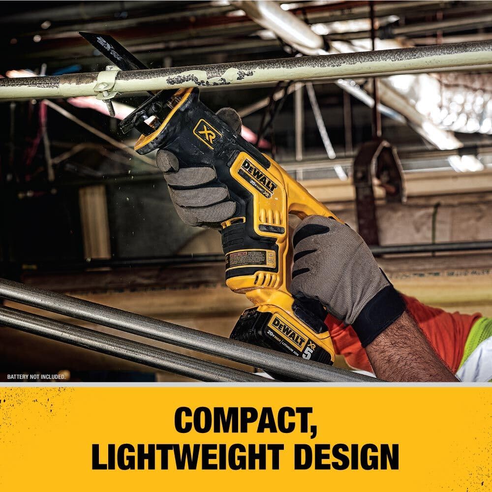 DEWALT 20V MAX XR Reciprocating Saw, Compact, Bare Tool Only (DCS367B)