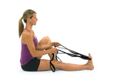OPTP The Original Stretch Out Strap with Exercise Poster, USA Made Top Choice Stretch Out Straps for Physical Therapy, Yoga Stretching Strap or Knee Therapy Strap (XL)
