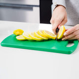 Plastic Cutting Boards for Kitchen, Made in USA, Set of 2, Large 15.5"x10" and Small 11.5"x6", BPA and Phthalate Free, Meets USDA-NSF-FDA Standards, Commercial 1/2" Thick HDPE Plastic, Dishwasher Safe