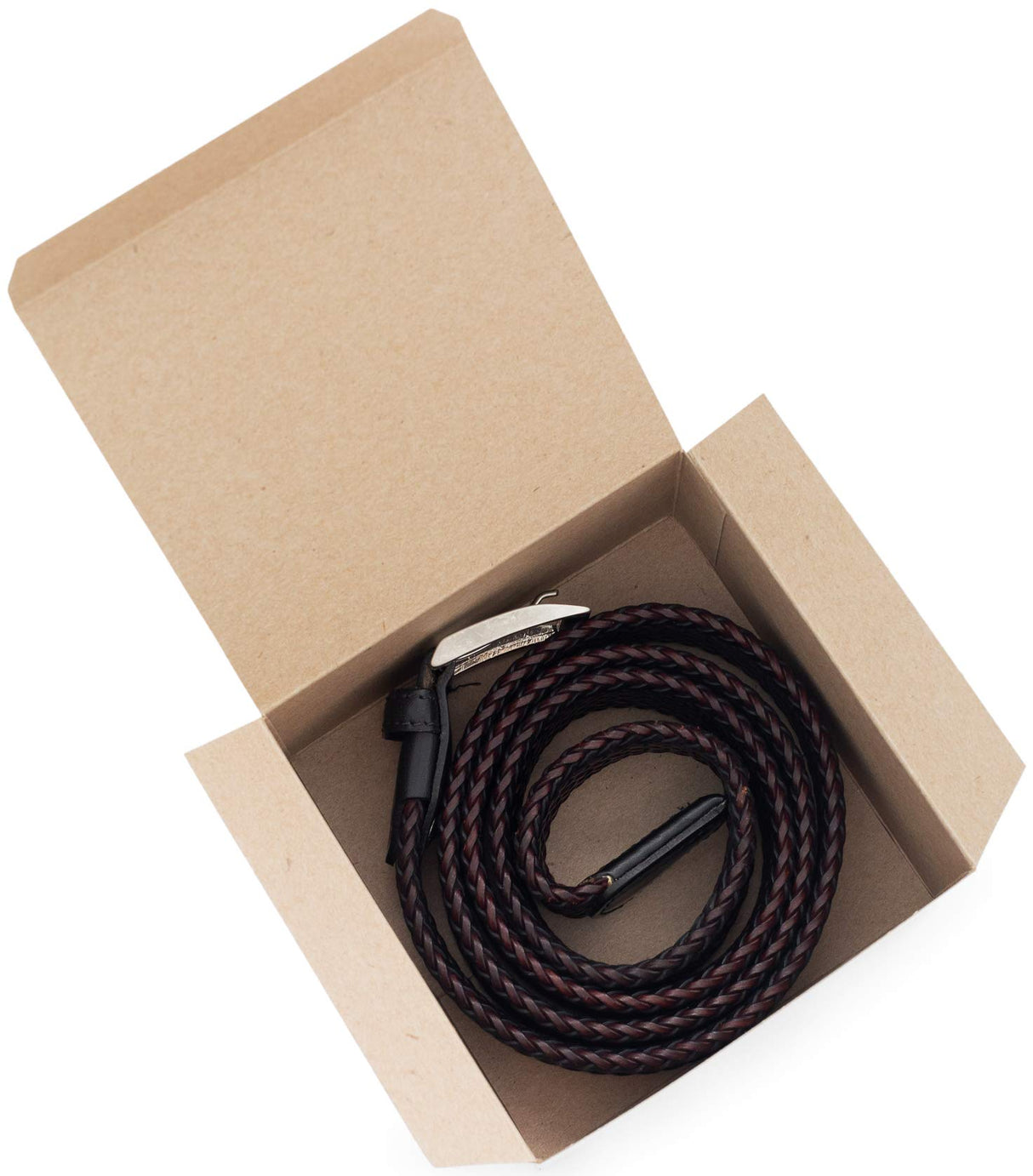 Made in USA 10-Count Recycled Brown Kraft Gift Boxes (5" X 5" X 3") with Tuck Lids for Weddings, Crafting and Baking Packaging Needs