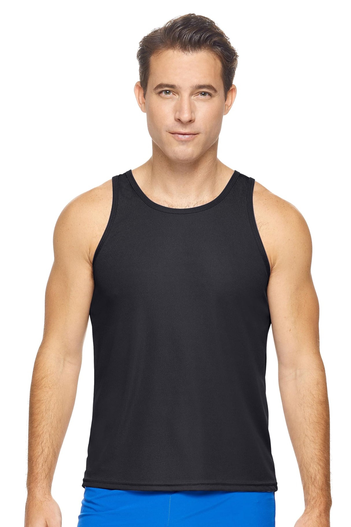 Expert Brand USA-Made Men's Drimax Active Sleeveless Muscle Shirt for Training Gym Hiking Workout