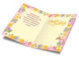 Prime Greetings Friend Birthday Card, Made in America, Eco-Friendly, Thick Card Stock with Premium Envelope 5in x 7.75in, Packaged in Protective Mailer