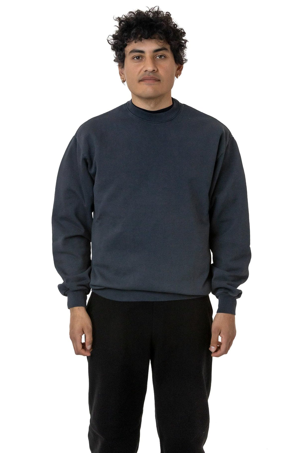 Los Angeles Apparel Heavy Fleece Crewneck Sweater (Garment Dye 2)