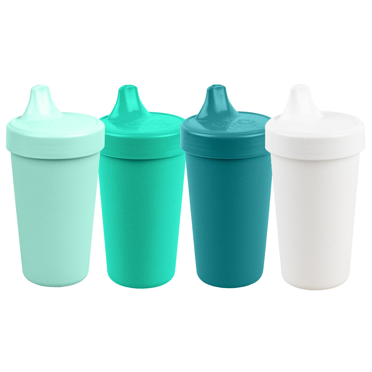Re-Play Made in USA 10 Oz. Sippy Cups for Toddlers, Pack of 4 - Reusable Spill Proof Cups for Kids, Dishwasher/Microwave Safe - Hard Spout Sippy Cups for Toddlers 3.13" x 6.25", Desert Roses