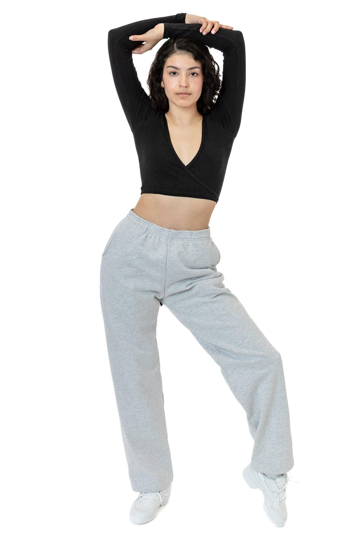 Heavy Fleece Wide Leg Sweatpants (Piece Dye)