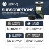LandAirSea 54 GPS Tracker & Waterproof Hardwire Power Adapter - Global Tracking - Subscription is Required