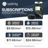LandAirSea 54 GPS Tracker + 6-Months No Subscription. Long Battery, Magnetic, & Waterproof. Global GPS Tracker for Vehicles. Made in The USA from Domestic & Imported Parts