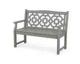 MARTHA STEWART MSTGB481BL Chinoiserie 48" Garden Bench, Black