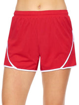 Expert Brand USA-Made Women's Oxymesh Dry Fit Athletic Running Shorts