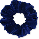 Velvet Scrunchies Premium Plush Soft Ponytail Holder Made in the USA Black