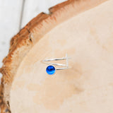 Recycled Antique Bottles and Glassware Sterling Silver At The Cross Adjustable Ring (Aqua Vintage Mason Jar)