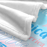 Custom Blanket with Name, Soft Cozy Personalized Name Blankets for Kids, Girls, Boys, Adults, Customized Christmas Blanket for Women, Men, Newborn, New Mom, Red Colors, Made in USA