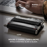 Dango Slim Minimalist Wallet for Men - RFID Blocking - Bifold, with Pen and Notebook