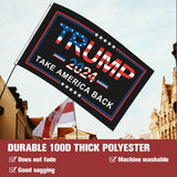 TRUMP 2024 Flag 3x5 outdoor made in usa Double Sided 3ply Make America Great Again Heavy Duty PresidentTrump Flags 2024 for Indoor Outdoor Decorations