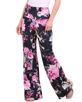 Popana Palazzo Pants for Women Casual Summer Wide Leg Beach Pants Plus Size Made in USA