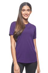 Expert Brand USA-Made Women's Drimax Dry Fit Short Sleeve Athletic T-Shirt