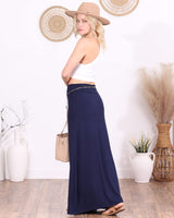 Popana Womens Long Maxi Skirt - Made in USA Long Skirts for Women Trendy - Casual Convertible Sundress Plus Size Maxi Skirt