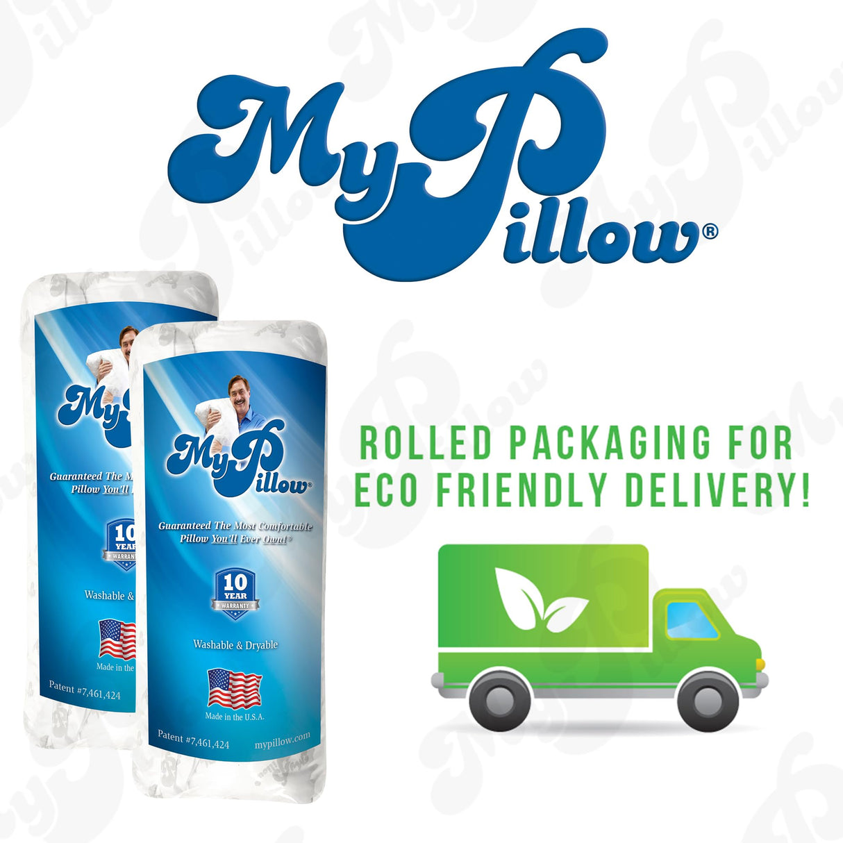 MyPillow Premium Bed Pillow Set of 2 King Medium and Firm