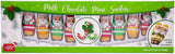 Made in USA Christmas Mini 2" Milk Chocolate Santas Individually Wrapped in Foil 1 lb (6 Pack - Gift Ready)