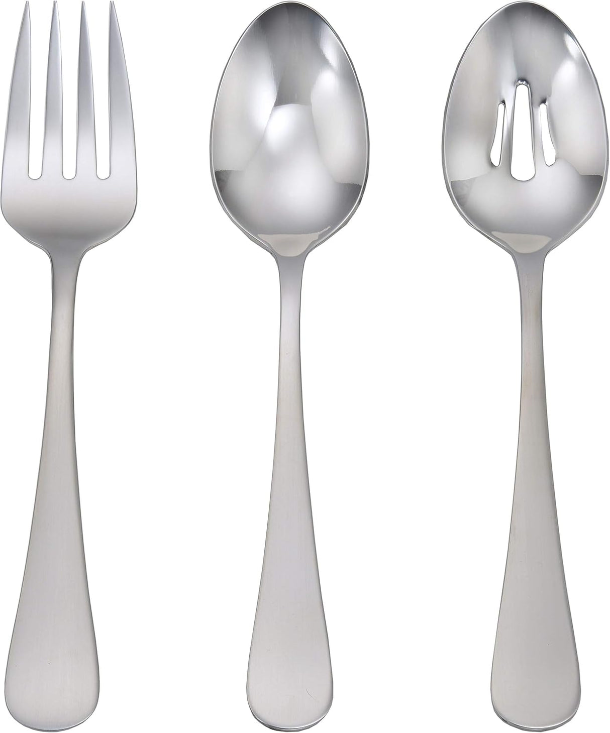 Liberty Tabletop Annapolis 43 Piece Flatware Set Service for 8 Includes 3pc Serving Set Mirror (Bright) Finish MADE IN USA